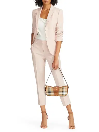 Burberry Women's Check Coated Canvas Shoulder Bag - Briar Brown Check | Thumbnail 2 Burberry Women's Check Coated Canvas Shoulder Bag - Briar Brown Check | Thumbnail 2