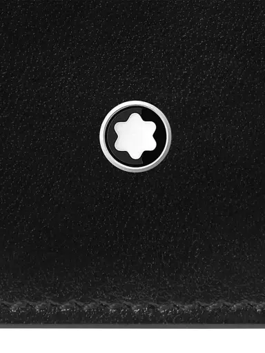 Montblanc Men's Meisterstück Leather Card Holder - Black | Thumbnail 4 Montblanc Men's Meisterstück Leather Card Holder - Black | Thumbnail 4