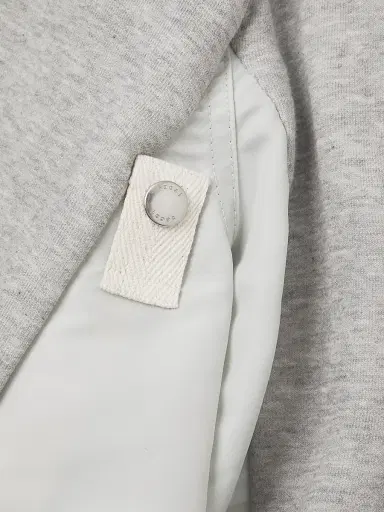 Sacai Men's Sponge Sweat Mixed-Media Cotton-Blend Hoodie - Light Grey - Size Large | Thumbnail 6 Sacai Men's Sponge Sweat Mixed-Media Cotton-Blend Hoodie - Light Grey - Size Large | Thumbnail 6