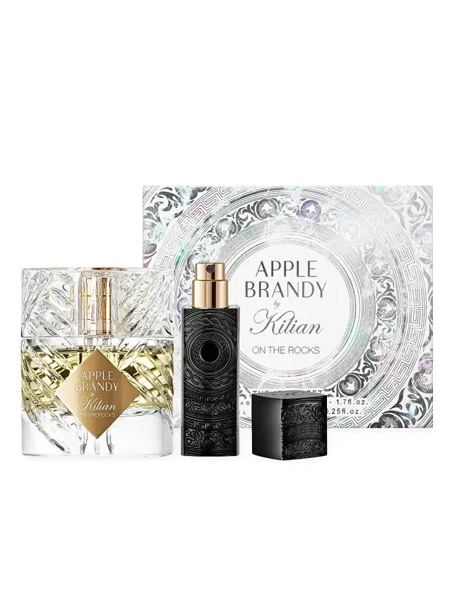 Apple Brandy On The Rocks 2-Piece Icon Set Apple Brandy On The Rocks 2-Piece Icon Set