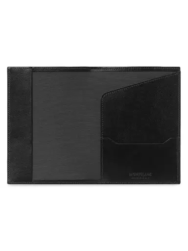 Montblanc Men's Meisterstück Passport Holder - Black | Thumbnail 3 Montblanc Men's Meisterstück Passport Holder - Black | Thumbnail 3