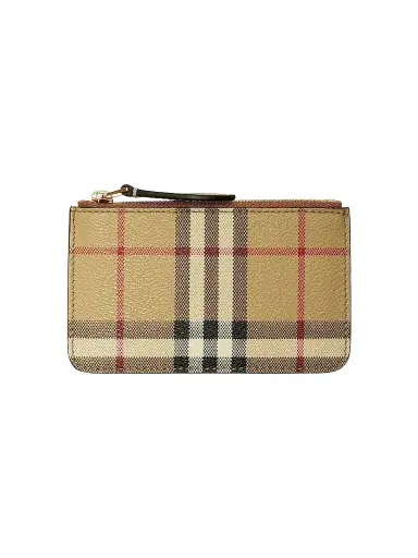 Burberry Women's Kelbrook Check Coin Purse - Archive Beige | Thumbnail 1 Burberry Women's Kelbrook Check Coin Purse - Archive Beige | Thumbnail 1
