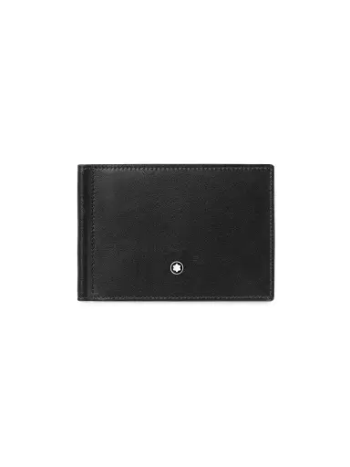 Montblanc Men's Meisterstück Money Clip Wallet - Black | Thumbnail 1 Montblanc Men's Meisterstück Money Clip Wallet - Black | Thumbnail 1
