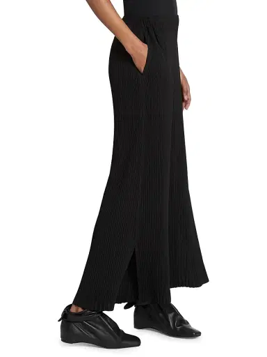 Issey Miyake Women's What Has Always Been Hatching Bottoms Pants - Black - Size Small | Thumbnail 4 Issey Miyake Women's What Has Always Been Hatching Bottoms Pants - Black - Size Small | Thumbnail 4