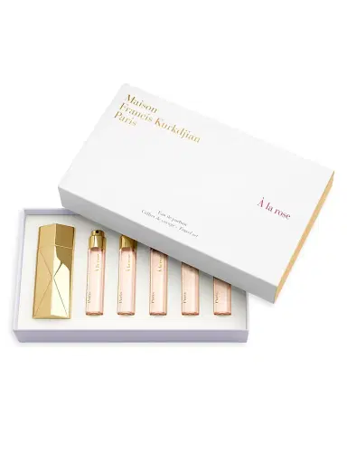 Maison Francis Kurkdjian Women's À La Rose 5-Piece Eau De Parfum Set & Globetrotter Case | Thumbnail 1 Maison Francis Kurkdjian Women's À La Rose 5-Piece Eau De Parfum Set & Globetrotter Case | Thumbnail 1