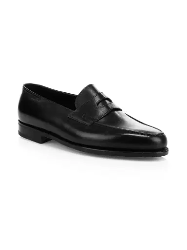 John Lobb Men's Lopez Leather Loafers | Thumbnail 2 John Lobb Men's Lopez Leather Loafers | Thumbnail 2