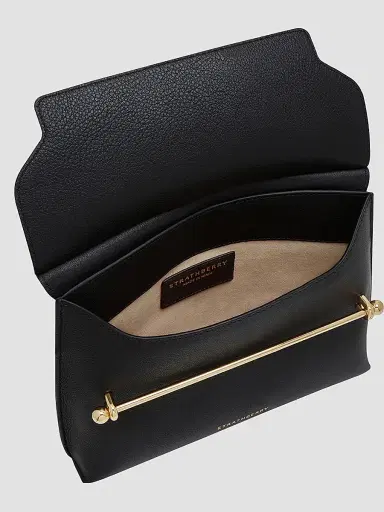 Strathberry Women's Stylist Leather Crossbody Bag - Black | Thumbnail 4 Strathberry Women's Stylist Leather Crossbody Bag - Black | Thumbnail 4