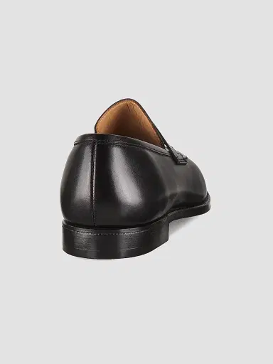 Crockett & Jones Men's Sydney Leather Penny Loafers - Black Calf - Size 8.5 | Thumbnail 3 Crockett & Jones Men's Sydney Leather Penny Loafers - Black Calf - Size 8.5 | Thumbnail 3