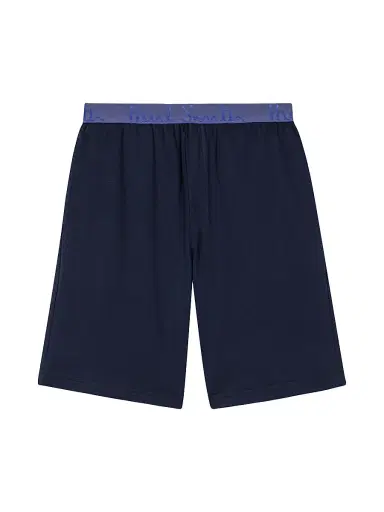 Paul Smith Men's Logo Waistband Shorts - Inky Blue - Size XL | Thumbnail 1 Paul Smith Men's Logo Waistband Shorts - Inky Blue - Size XL | Thumbnail 1