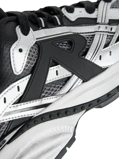 Represent Men's Fashion Runner Lace-Up Sneakers - Silver Black | Thumbnail 7 Represent Men's Fashion Runner Lace-Up Sneakers - Silver Black | Thumbnail 7