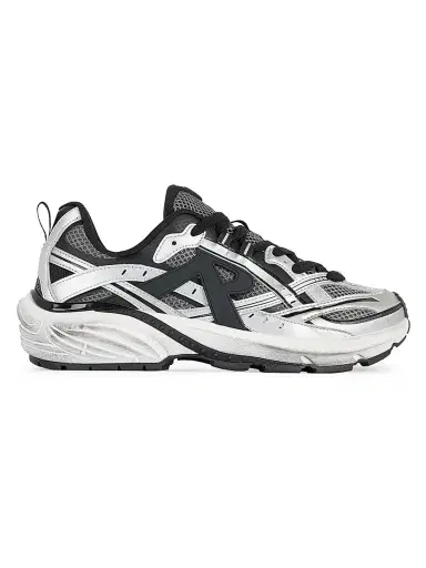 Represent Men's Fashion Runner Lace-Up Sneakers - Silver Black | Thumbnail 1 Represent Men's Fashion Runner Lace-Up Sneakers - Silver Black | Thumbnail 1