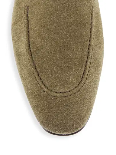 Manolo Blahnik Men's Truro Suede Loafers | Thumbnail 4 Manolo Blahnik Men's Truro Suede Loafers | Thumbnail 4