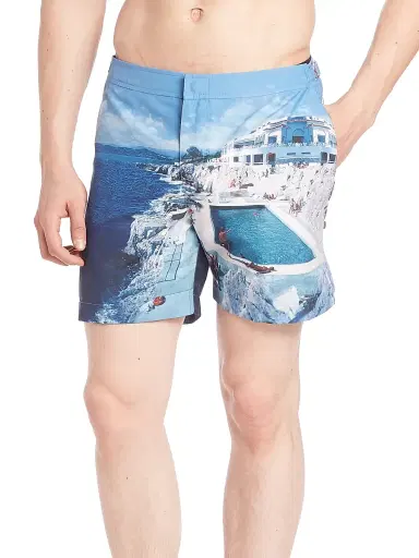Orlebar Brown Men's Bulldog Photographic Swim Trunks | Thumbnail 4 Orlebar Brown Men's Bulldog Photographic Swim Trunks | Thumbnail 4