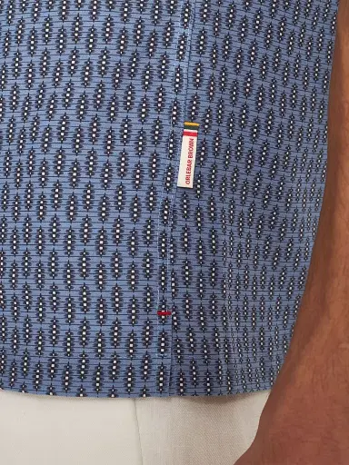Orlebar Brown Men's Hibbert Perez Abstract Camp Shirt - Springfield Blue - Size XXL | Thumbnail 5 Orlebar Brown Men's Hibbert Perez Abstract Camp Shirt - Springfield Blue - Size XXL | Thumbnail 5