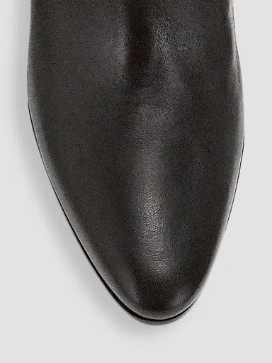 Manolo Blahnik Women's Calasso 90MM Ruched Leather Boots - Black | Thumbnail 4 Manolo Blahnik Women's Calasso 90MM Ruched Leather Boots - Black | Thumbnail 4