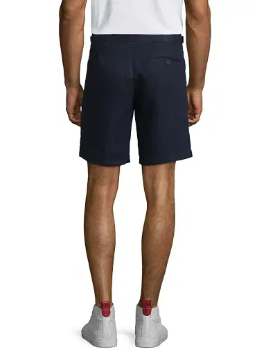 Orlebar Brown Men's Norwich Linen Shorts - Navy - Size 38 | Thumbnail 3 Orlebar Brown Men's Norwich Linen Shorts - Navy - Size 38 | Thumbnail 3