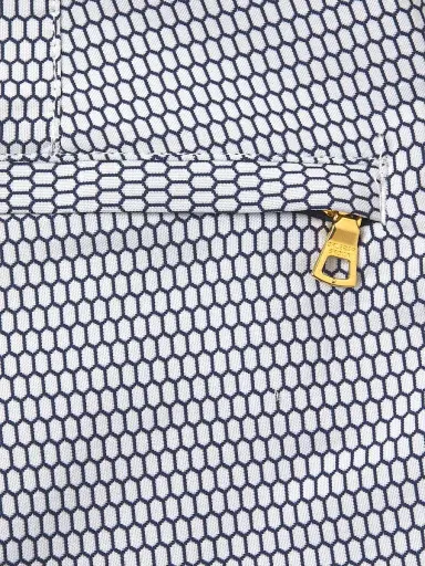 Orlebar Brown Men's Bulldog x Fenella Geometric Swim Shorts - Navy Cloud | Thumbnail 6 Orlebar Brown Men's Bulldog x Fenella Geometric Swim Shorts - Navy Cloud | Thumbnail 6