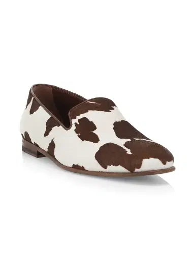 Manolo Blahnik Men's Mario Cow Print Loafers | Thumbnail 2 Manolo Blahnik Men's Mario Cow Print Loafers | Thumbnail 2