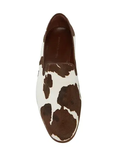 Manolo Blahnik Men's Mario Cow Print Loafers | Thumbnail 5 Manolo Blahnik Men's Mario Cow Print Loafers | Thumbnail 5