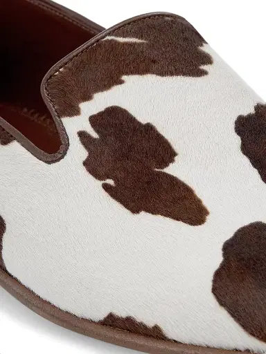 Manolo Blahnik Men's Mario Cow Print Loafers | Thumbnail 6 Manolo Blahnik Men's Mario Cow Print Loafers | Thumbnail 6