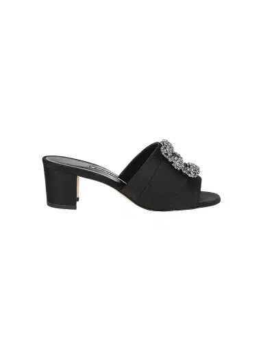 Manolo Blahnik Women's Martanew 50MM Embellished Satin Mules | Thumbnail 1 Manolo Blahnik Women's Martanew 50MM Embellished Satin Mules | Thumbnail 1
