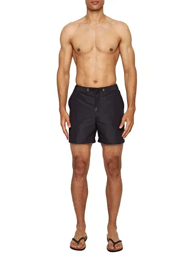 Orlebar Brown Men's Bulldog Drawcord Shorts - Night Iris | Thumbnail 2 Orlebar Brown Men's Bulldog Drawcord Shorts - Night Iris | Thumbnail 2