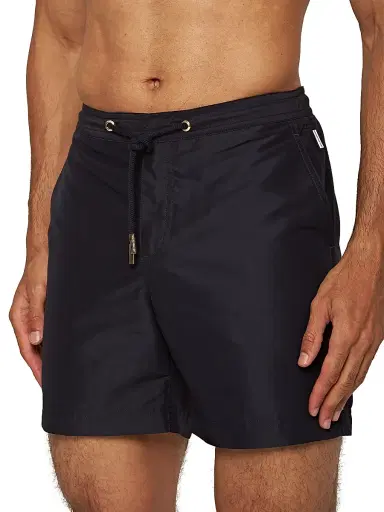 Orlebar Brown Men's Bulldog Drawcord Shorts - Night Iris | Thumbnail 3 Orlebar Brown Men's Bulldog Drawcord Shorts - Night Iris | Thumbnail 3