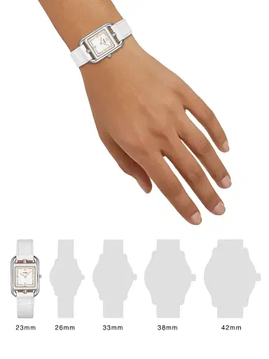 HERMÈS Women's Cape Cod Stainless Steel, 0.04 TCW Diamond & Alligator Strap Watch/23MM - White | Thumbnail 2 HERMÈS Women's Cape Cod Stainless Steel, 0.04 TCW Diamond & Alligator Strap Watch/23MM - White | Thumbnail 2