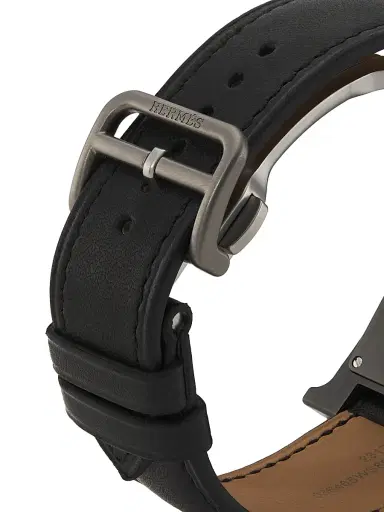 HERMÈS Heure H 34MM Titanium & Leather Strap Watch | Thumbnail 3 HERMÈS Heure H 34MM Titanium & Leather Strap Watch | Thumbnail 3