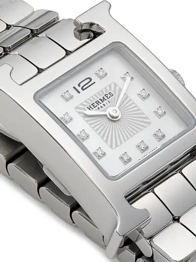 HERMÈS Women's Heure H 21MM Stainless Steel & Diamond Bracelet Watch | Thumbnail 3 HERMÈS Women's Heure H 21MM Stainless Steel & Diamond Bracelet Watch | Thumbnail 3