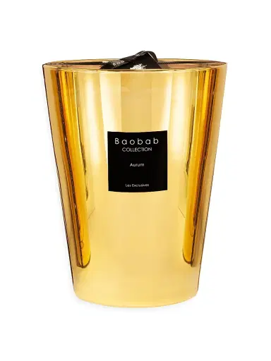 Baobab Collection Les Exclusives Aurum Candle - Gold | Thumbnail 1 Baobab Collection Les Exclusives Aurum Candle - Gold | Thumbnail 1
