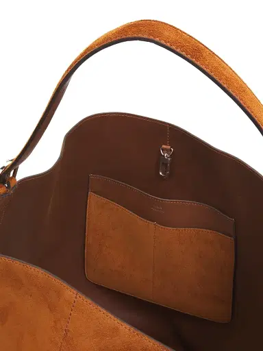 TOTEME Women's Suede Belted Tote Bag | Thumbnail 3 TOTEME Women's Suede Belted Tote Bag | Thumbnail 3