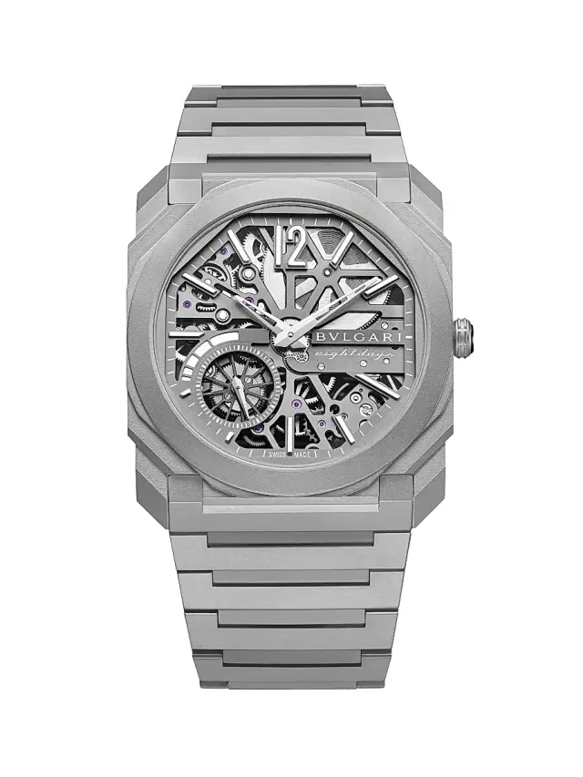 Men's Octo Finissimo Titanium Skeleton Watch - Titanium Men's Octo Finissimo Titanium Skeleton Watch - Titanium