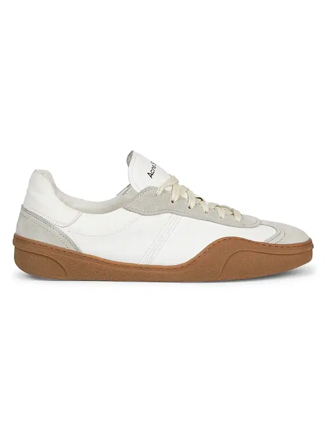 Men's Bars M Leather Low-Top Sneakers - White Brown Men's Bars M Leather Low-Top Sneakers - White Brown
