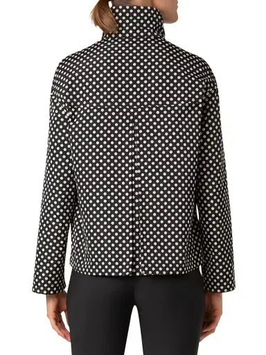 Akris punto Women's Polka Dot Cropped Jacket | Thumbnail 5 Akris punto Women's Polka Dot Cropped Jacket | Thumbnail 5