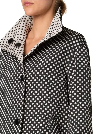 Akris punto Women's Polka Dot Cropped Jacket | Thumbnail 8 Akris punto Women's Polka Dot Cropped Jacket | Thumbnail 8