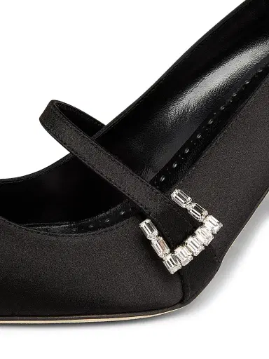 Manolo Blahnik Women's Ramima 90MM Pumps - Black | Thumbnail 5 Manolo Blahnik Women's Ramima 90MM Pumps - Black | Thumbnail 5