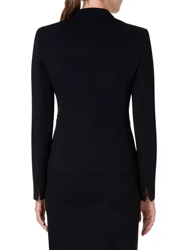 Akris punto Women's Elements Jersey One-Button Blazer - Black - Size 2 | Thumbnail 5 Akris punto Women's Elements Jersey One-Button Blazer - Black - Size 2 | Thumbnail 5