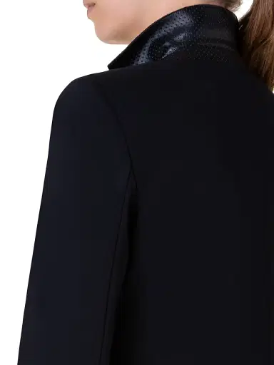 Akris punto Women's Elements Jersey One-Button Blazer - Black - Size 2 | Thumbnail 6 Akris punto Women's Elements Jersey One-Button Blazer - Black - Size 2 | Thumbnail 6