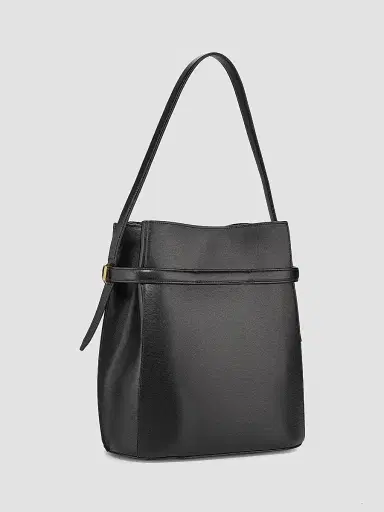 TOTEME Women's Belted Leather Bucket Bag | Thumbnail 3 TOTEME Women's Belted Leather Bucket Bag | Thumbnail 3