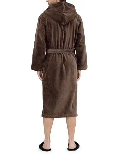 Togas Women's Art Line Bathrobe - Warm Chocolate Beige - Size XL | Thumbnail 5 Togas Women's Art Line Bathrobe - Warm Chocolate Beige - Size XL | Thumbnail 5