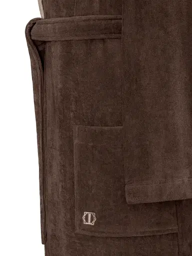 Togas Women's Art Line Bathrobe - Warm Chocolate Beige - Size XL | Thumbnail 7 Togas Women's Art Line Bathrobe - Warm Chocolate Beige - Size XL | Thumbnail 7