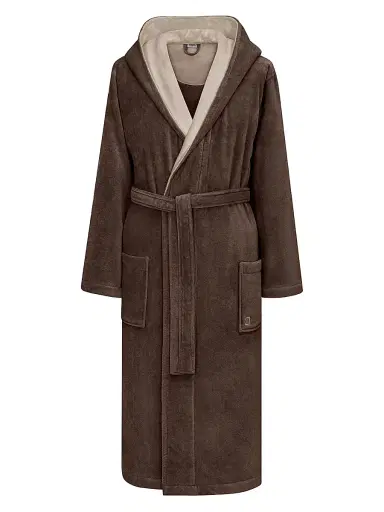 Togas Women's Art Line Bathrobe - Warm Chocolate Beige - Size XL | Thumbnail 1 Togas Women's Art Line Bathrobe - Warm Chocolate Beige - Size XL | Thumbnail 1