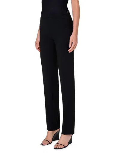 Akris punto Women's Francoise Wool Pants - Black - Size 16 | Thumbnail 3 Akris punto Women's Francoise Wool Pants - Black - Size 16 | Thumbnail 3