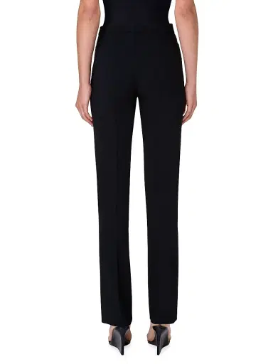 Akris punto Women's Francoise Wool Pants - Black - Size 16 | Thumbnail 4 Akris punto Women's Francoise Wool Pants - Black - Size 16 | Thumbnail 4