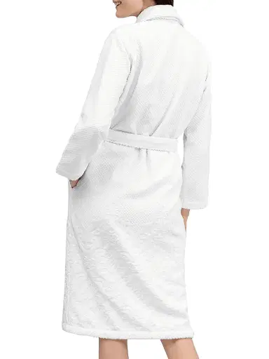 Togas Women's Michelle Cotton Bathrobe - White - Size XL | Thumbnail 4 Togas Women's Michelle Cotton Bathrobe - White - Size XL | Thumbnail 4