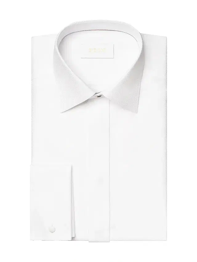 Men's Contemporary-Fit Semi Solid Dobby Shirt - White Men's Contemporary-Fit Semi Solid Dobby Shirt - White