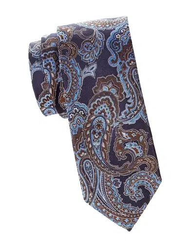 Eton Men's Paisley Silk Tie | Thumbnail 1 Eton Men's Paisley Silk Tie | Thumbnail 1