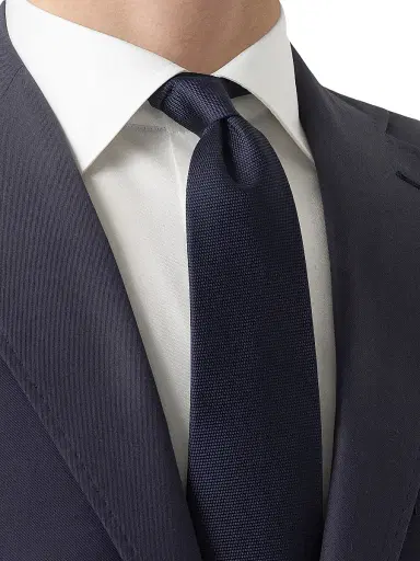 Eton Men's Solid Silk Tie | Thumbnail 3 Eton Men's Solid Silk Tie | Thumbnail 3