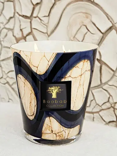 Baobab Collection Stones Lazuli Candle - Blue Small | Thumbnail 9 Baobab Collection Stones Lazuli Candle - Blue Small | Thumbnail 9